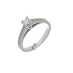 Δαχτυλιδι Μονοπετρο με Διαμαντι 0,24 Ct , F , VS1 